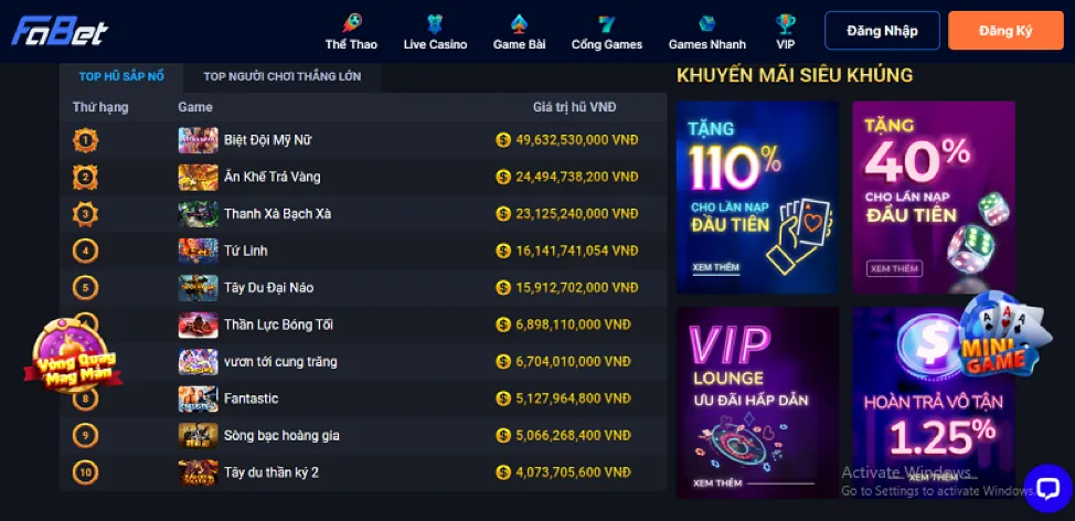 Chương Trình VIP Độc Quyền 789win7